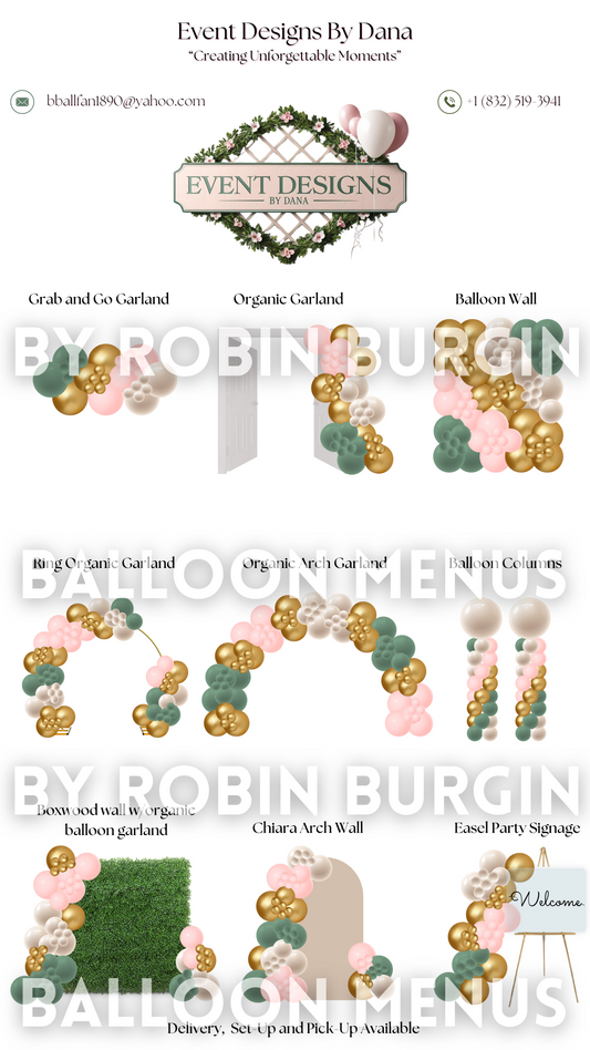 Custom Balloon Menu - Event Designs By Dana (Medium)